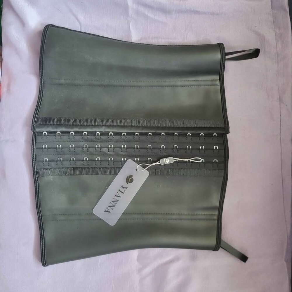 YIANNA Waist Trainer for Women Latex Underbust Waist Cincher Corset Sport Girdle